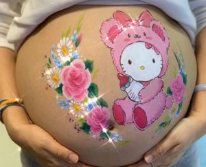 Belly paint header - Olivian Face Painting