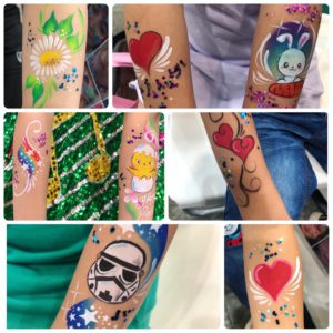 HK Mega Show case - Face painting service