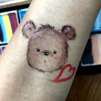 Bear arm paint - Olivian Face Paint