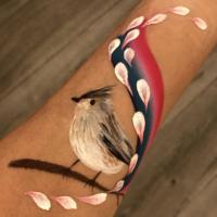 Bird arm paint - Olivian Face Paint