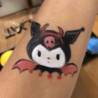 Halloween Kuromi arm paint - Olivian Face Paint