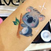 Koala Bear arm paint - Olivian Face Paint