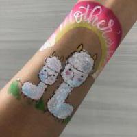 Mothers Day arm paint - Olivian Face Paint