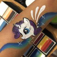 My Little Pony arm paint - Olivian Face Paint