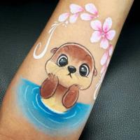 Otter arm paint - Olivian Face Paint