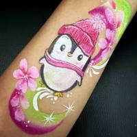 Penguin arm paint - Olivian Face Paint