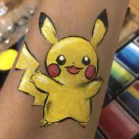 Pokermon arm paint - Olivian Face Paint