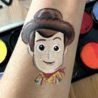 Woody arm paint - Olivian Face Paint