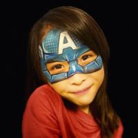 Captain America Face - Olivian Face Paint