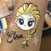 Elsa arm paint - Olivian Face Paint