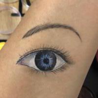 Eye arm paint - Olivian Face Paint