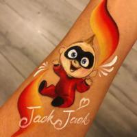 Jack Jack arm paint - Olivian Face Paint