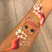 LOL Arm Paint - Olivian Face Paint