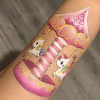 Merry Go Around arm paint - Olivian Face Paint