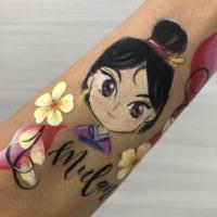Mulan Arm Paint - Olivian Face Paint