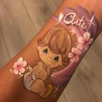 Precious Moment arm paint - Olivian Face Paint