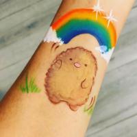 Sumikko Gurashi arm paint - Olivian Face Paint