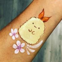 Sumikko Gurashi arm paint - Olivian Face Paint 
