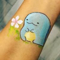 Sumikko Gurashi arm paint - Olivian Face Paint 