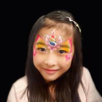 Unicorn Face Painting - Olivian Face Paint