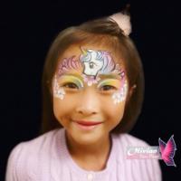 Unicorn Face Painting - Olivian Face Paint
