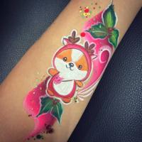 Xmas Squirrel  - Olivian Face Paint