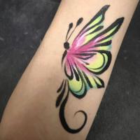 butterfly Arm Paint - Olivian Face Paint