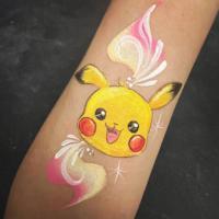 pokemon arm paint - Olivian Face Paint